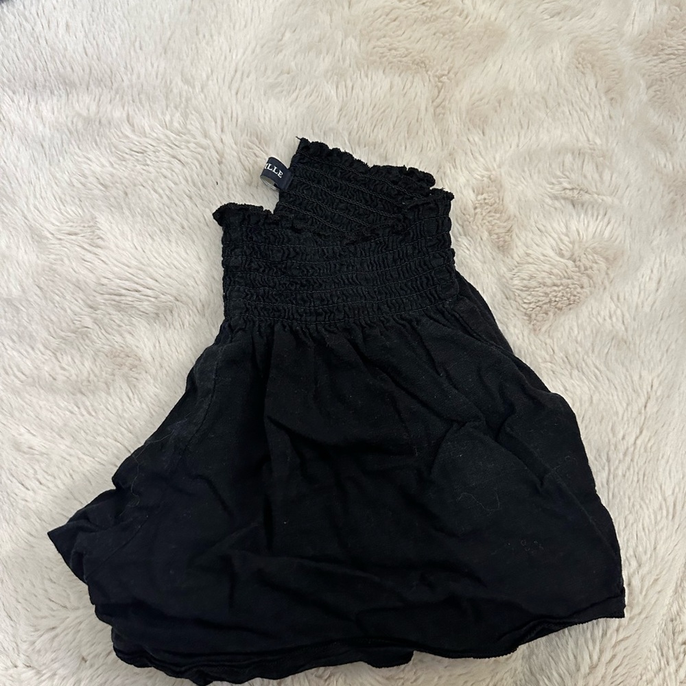 Ruched Brandy Melville shorts black